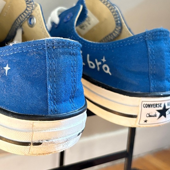 Converse Blue All Star Limited Edition Libra Zodiac Women's Sneakers - Picture 10 of 16